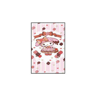 儿童装 饰画女孩房间公主房美乐蒂库洛米挂画可爱卡通卧室床头壁画