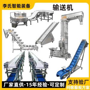 自动化输送线水平/大倾角/Z型提升机食品车间自动化物料输送机