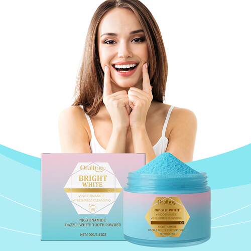 Oralhoe Nicotinamide Tooth Powder - Gentle Cleaning for Yell
