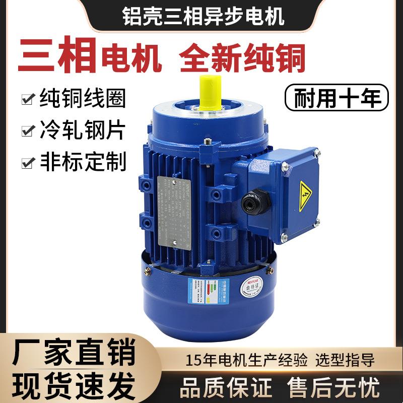 工厂直销MS/YS/YE3三相异步电机YS-71M2-4-0.37W4极380V1.5/3W