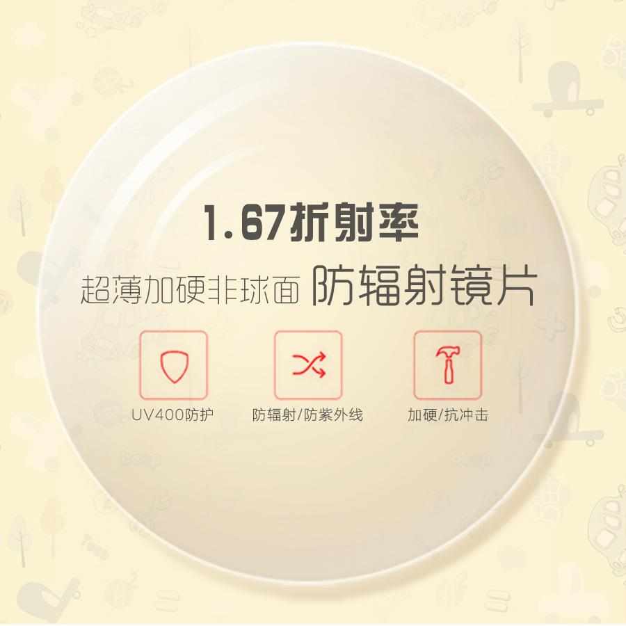 1.56 1.61 1.67 1.74非球面近视眼镜片加工隔天发货度数备注
