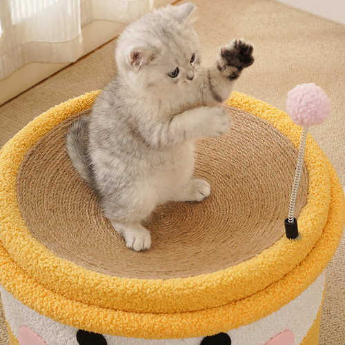 猫爬架剑麻桶猫窝猫树一体小型不占地双层猫抓板四季通用猫咪用品