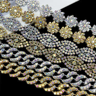 新款现货景颇族傣族苗族少数民族手缝装饰服装专用DIY服装钻链