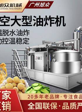 多功能油炸机工厂炸薯片香蕉片果蔬片商用不锈钢真空油炸机械设备