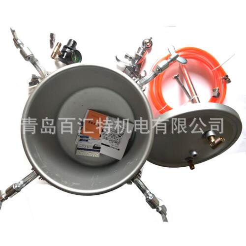 水包水10L压力桶带管子仿大理石真石漆多彩喷漆枪