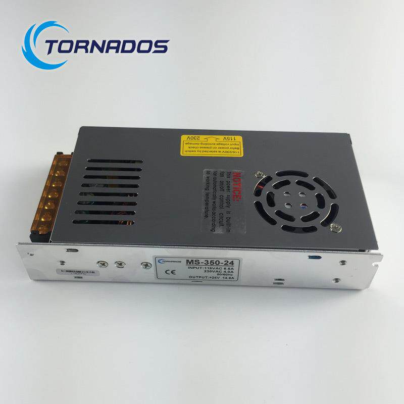 MS-350-24小体积开关电源350W24V小尺寸工业直流电源