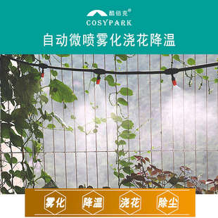 除尘喷淋园艺浇花大棚喷头自动浇灌雾化微地浇水降温系ll插喷滴灌
