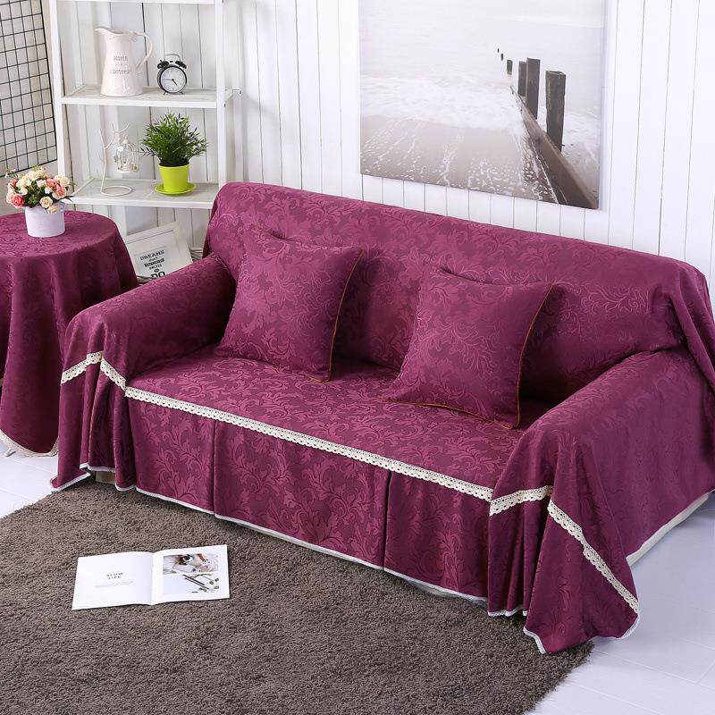 欧式沙发套全包万能套123组布全盖简约沙发垫四季通用