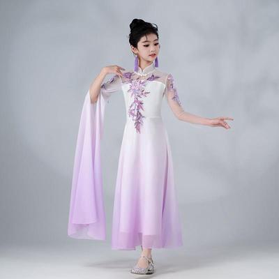 高档庆合儿童大唱国团演出服中国小学生诗歌朗诵比赛男女童中风表