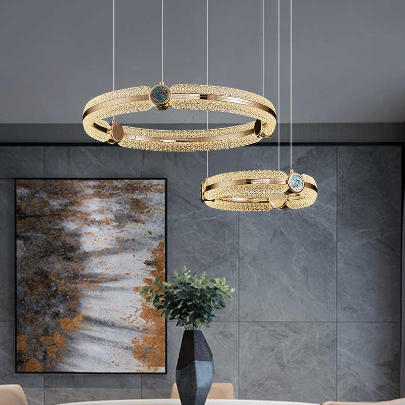 复式楼客厅吊灯现代简约别墅大厅长吊灯轻奢高档中空旋转楼梯灯,家装灯饰光源,客厅吊灯,淘宝优惠券,粉丝福利购,淘宝优惠卷