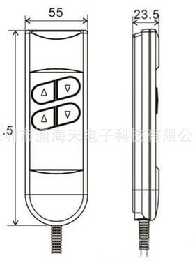 4键按双电机12SM-FT080制V24V推杆电动沙发老人椅升降家具控配件