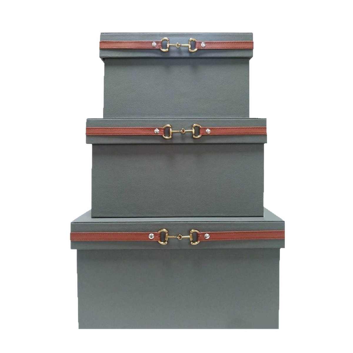 样板间衣帽间收纳箱工艺摆件皮质装饰盒整理箱家用轻奢储物箱衣柜