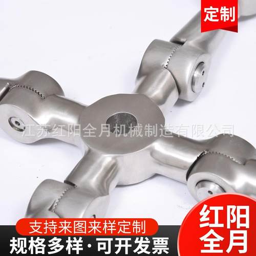 304不锈钢驳接式0爪点支25B型幕墙栏连杆爪件10玻璃接不锈钢爪件