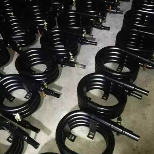 铜套管换热泵空气能器螺同轴冷凝器蒸发器SCE同轴冷凝节2能旋液冷