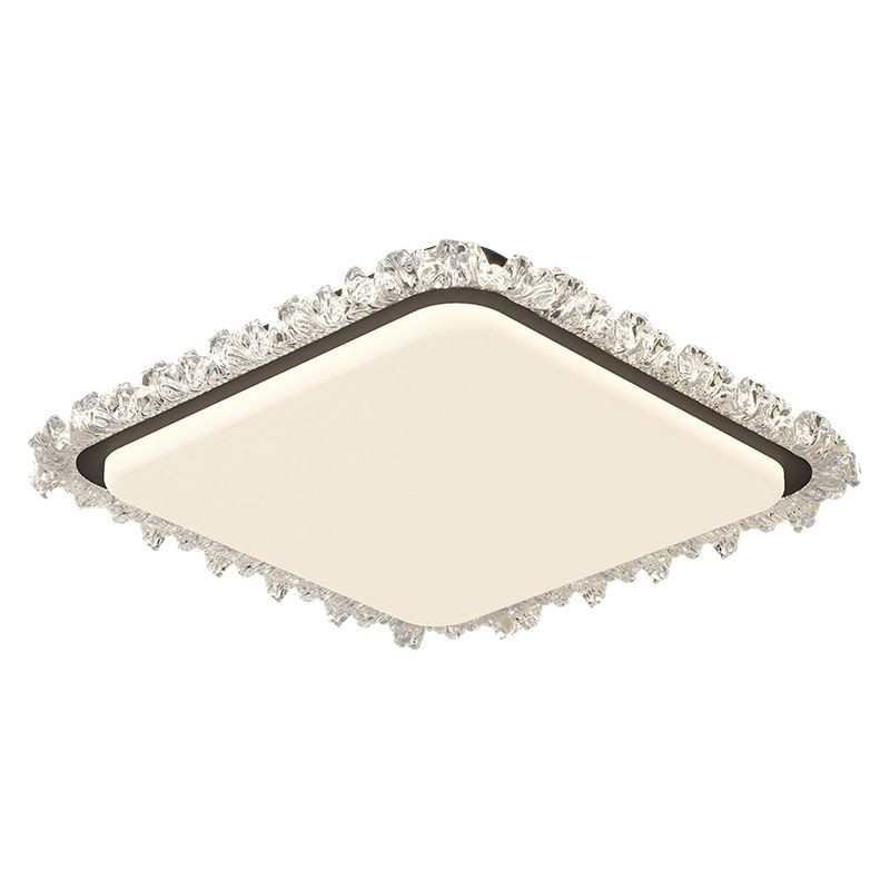 意式轻奢客厅吸顶灯2025新款主卧长方形高级感冰裂纹现代简约灯具