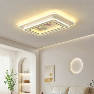 网红现代新款 简约卧室北欧轻奢大气房间小户型客厅书房led吸顶灯