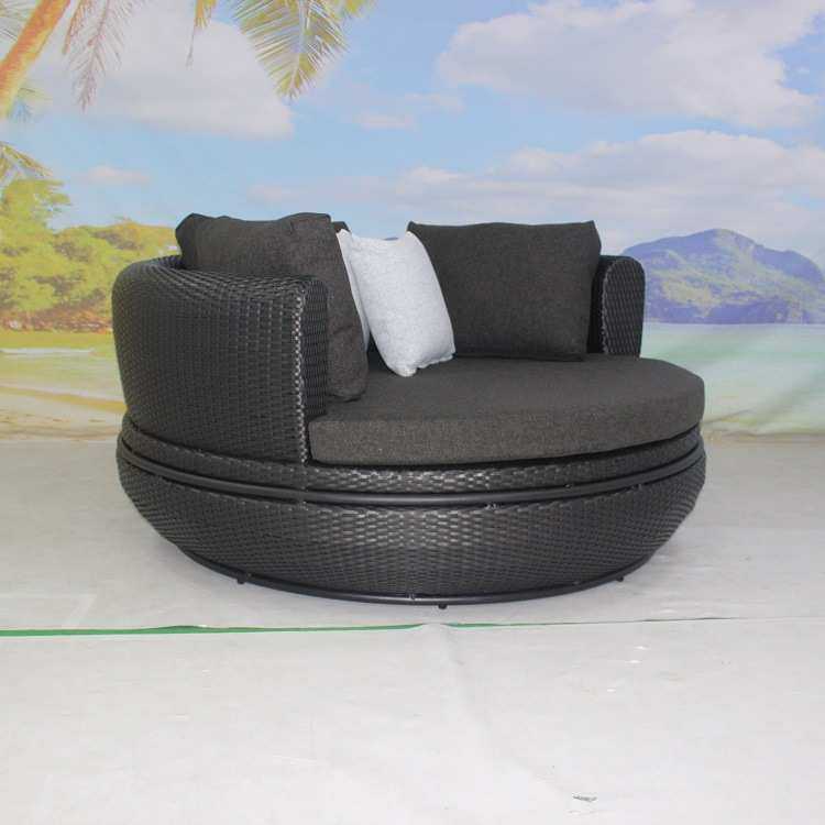 户外休闲躺床 别墅庭院躺椅民宿露台遮阳午休床绳编圆床 户外家具,商业/办公家具,商用藤编家具,淘宝优惠券,粉丝福利购,淘宝优惠卷