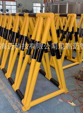 电动移动路障带刺拒马护栏道路阻拦学校防冲撞挡闸设施幼儿园校门