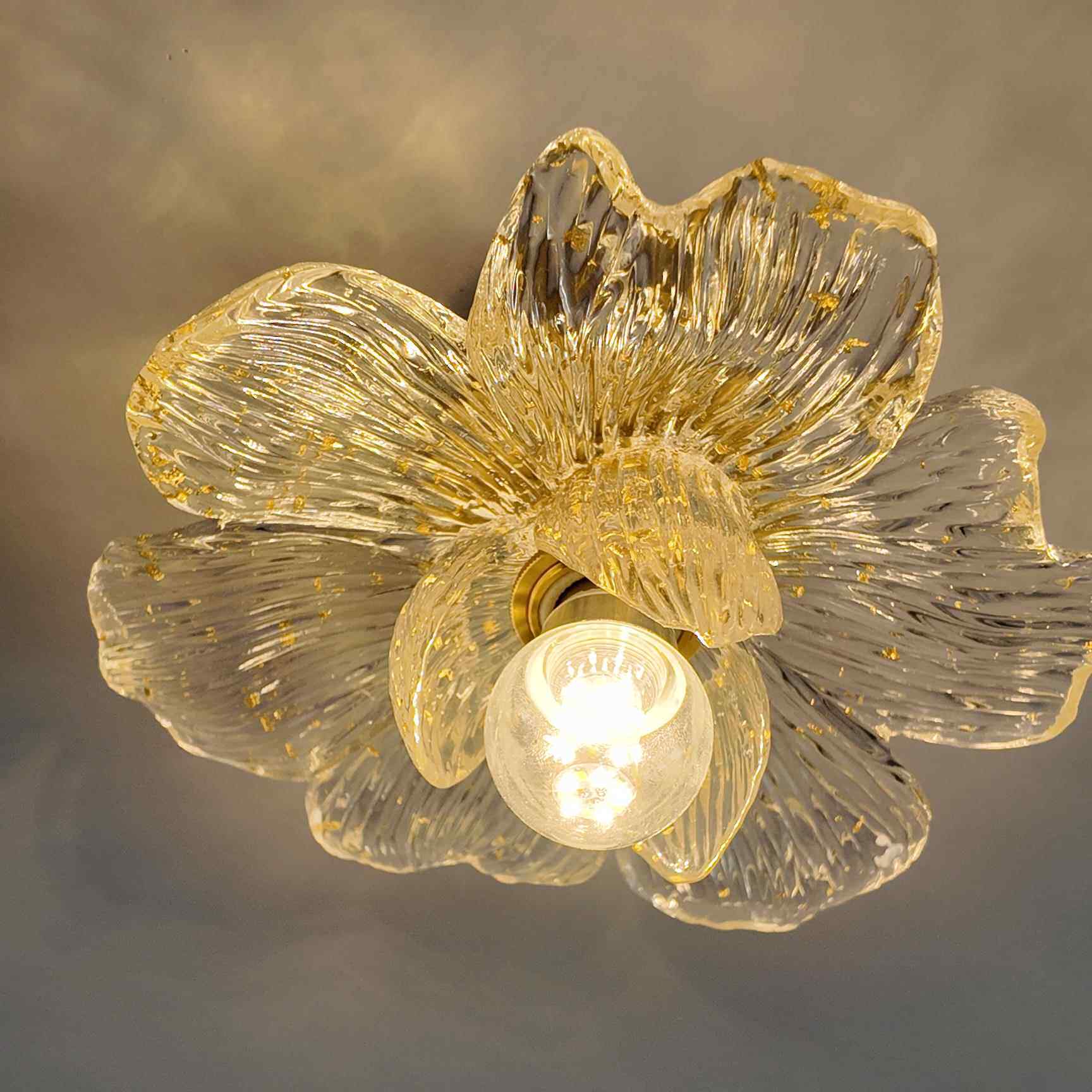 法式覆古花瓣走廊灯走道灯阳台灯楼梯衣帽间入户玄关吸顶灯具