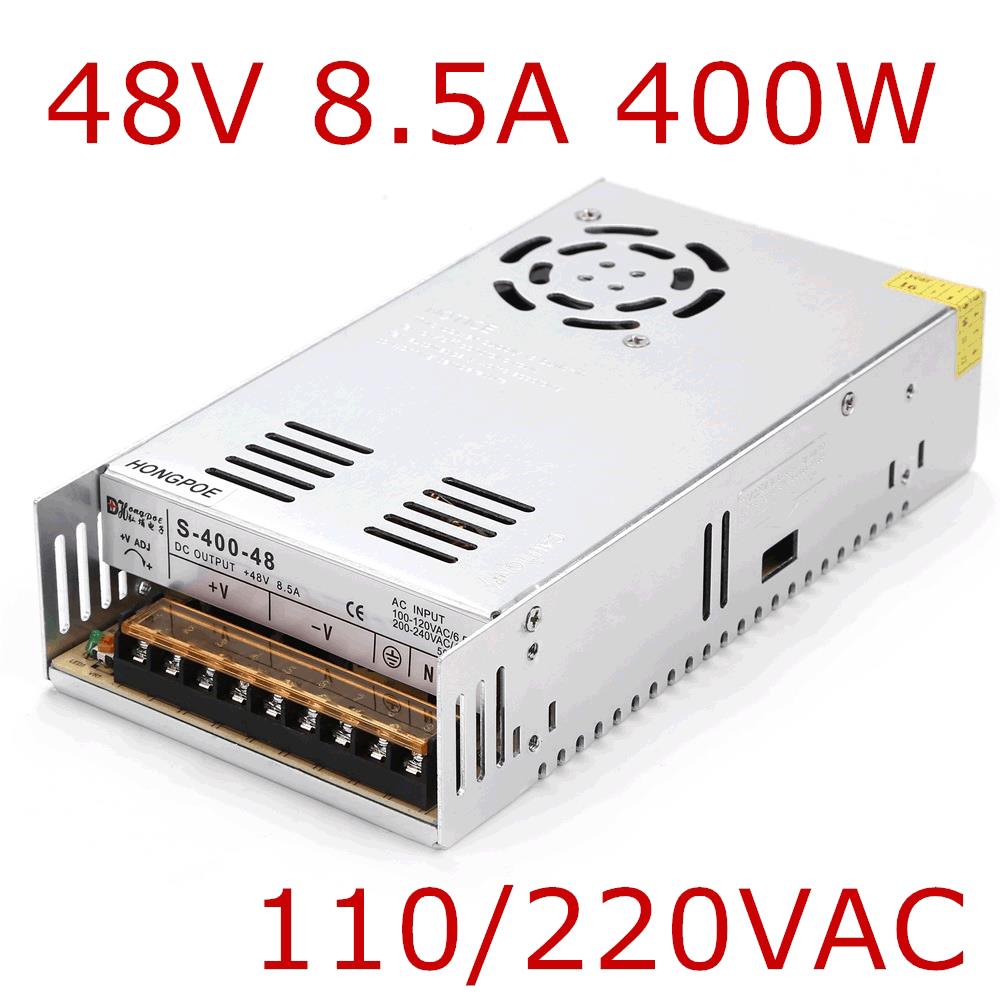 48v开关电源48V8.5A 400W 监控LED灯电源 直流稳压变压器S-400-48