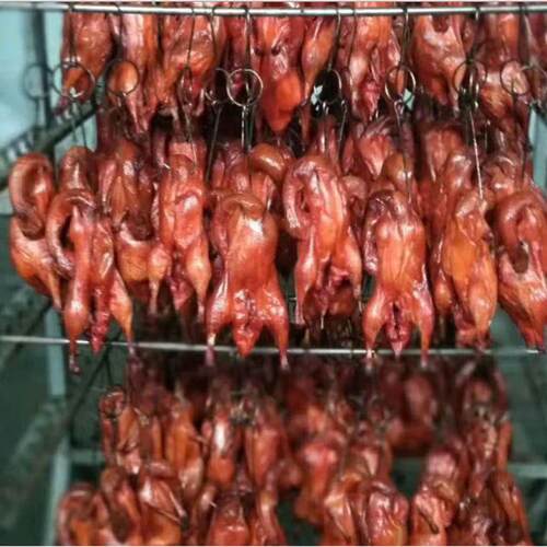 丽麦热风旋转烤鸭炉二层三层四层80100120只烤鸡烤鹅箱厂家直销