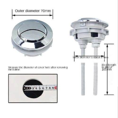 Universal Fits 38mm/48mm/58mm Hole Toilet Button Cover
