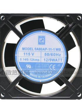 OrionFans 8cm 115v0.12A 0A80AP-11-1 WB 8038 机柜散热轴流风机