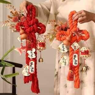 中秋国庆万字节挂件氛围装饰古风中国节挂饰门挂入户门喜庆小礼品