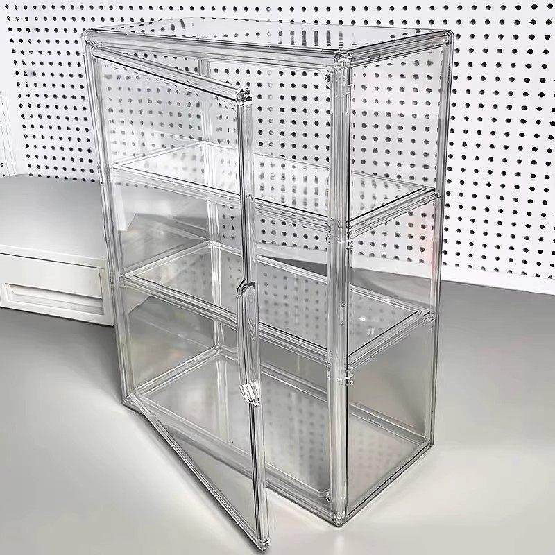 桌面收纳盒小痛柜吧唧整理展示透明塑料亚克力防尘大容量谷子手办,收纳整理,手办收纳盒,淘宝优惠券,粉丝福利购,淘宝优惠卷