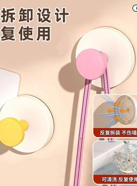 Suction Cup Entryway Hook with Strong Load-Bearing Adhesive,