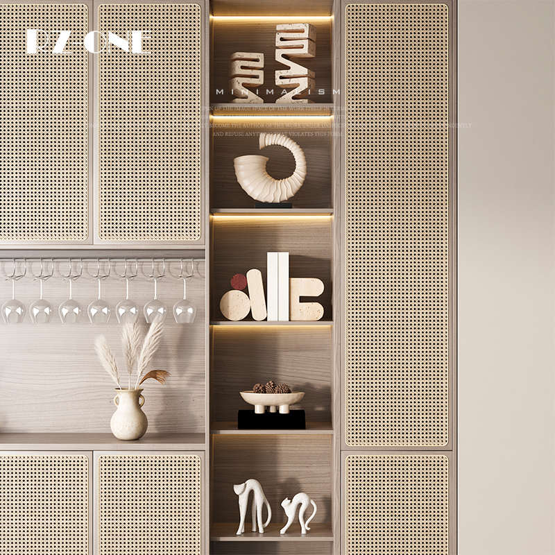 Rzone 高级感侘寂风酒柜软装饰品创意中古小众艺术客厅电视柜摆件