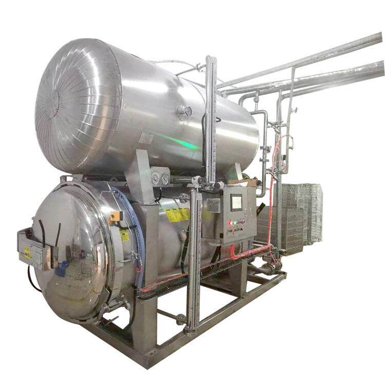 饮料玻璃瓶高温灭菌设备奶茶自立袋水浴式杀菌锅灭菌釜