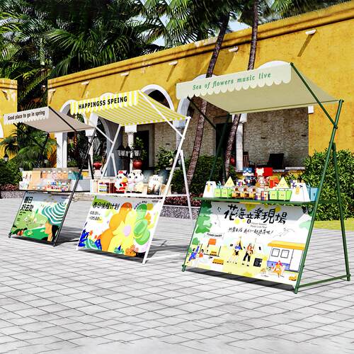 商业街促销展示架大型广场活动摊位架夜市景区小吃街可拆卸摆摊架