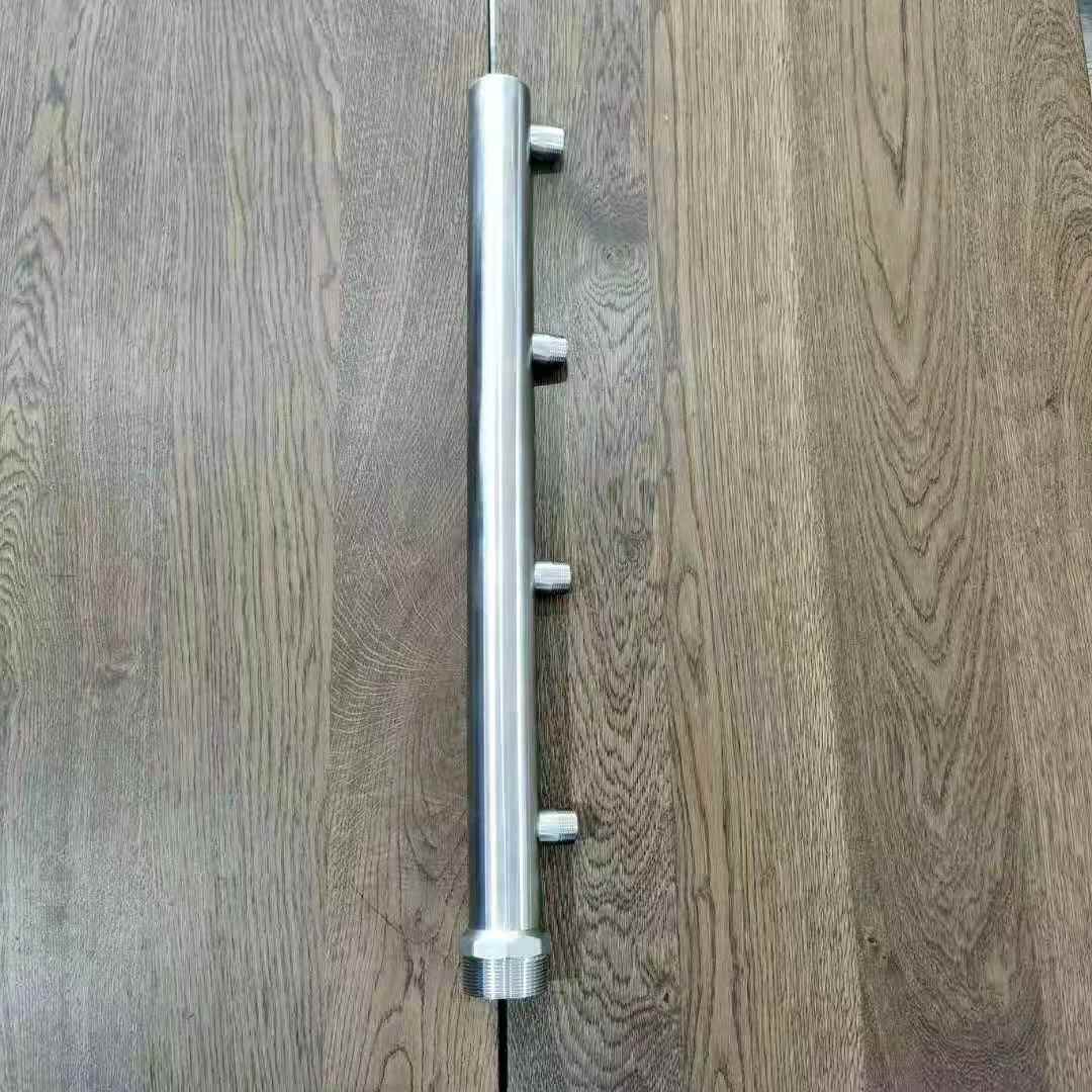 1寸 DN25/1.2寸 DN32 不锈钢水表分水器注塑机械多通分流器