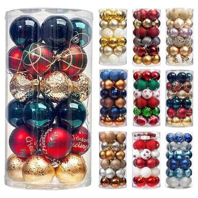 1box Christmas Balls Christmas ree Ornaments Ball Xmas Hangi