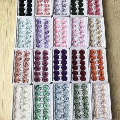 花者A级3-4cm花头永生玫瑰花头素材礼品花盒DIY花材手工