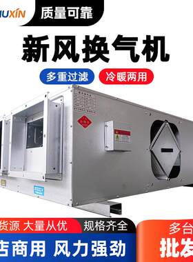 新风式系换统商用气机空气净化全热交换器吊顶双向YCX流新风换气