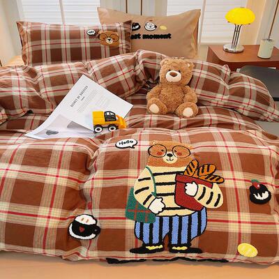 四件套多巴胺韩系博主毛巾多件套