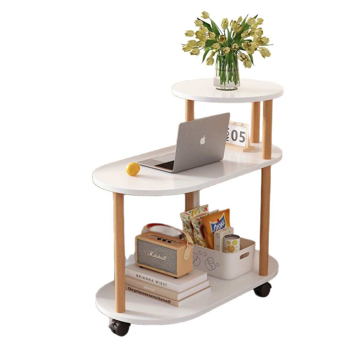 沙发边几家用客厅小桌子简易茶几边柜小户型茶桌出租房置物架方几