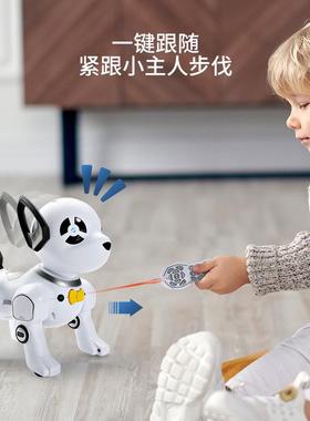 遥控机器狗电动智能模仿特技编程一键跟随早教儿童玩具狗