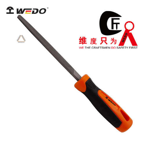 WEDO维度钢制工具 三角锉 锉 钢制工具WD558三角锉刀  T12钢