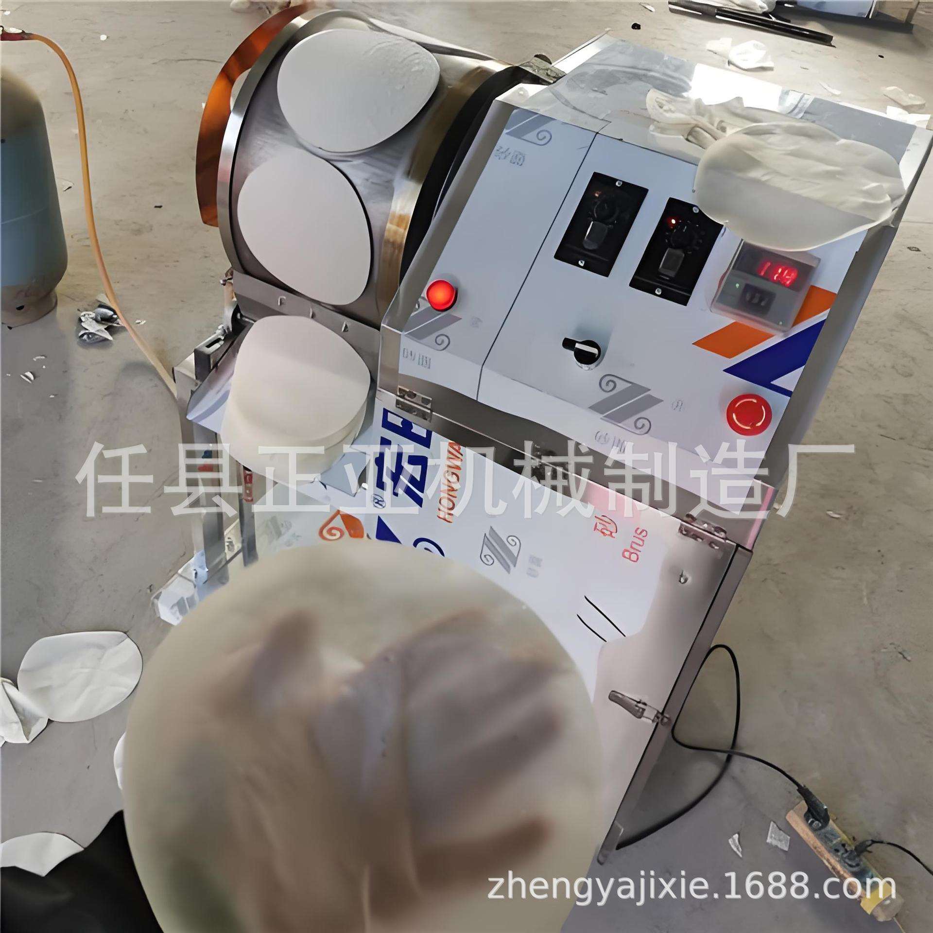 新款单排双排春卷皮机蛋卷皮千层皮机小型鸭饼皮机圆形方形饼皮机