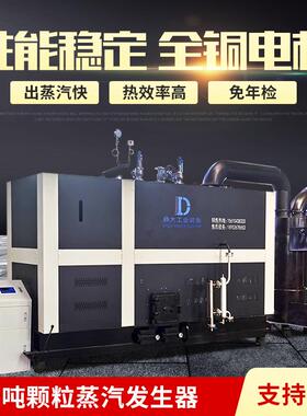 1吨超导蒸汽发生器生物质颗粒燃料锅炉工业商用环保颗粒蒸汽锅炉