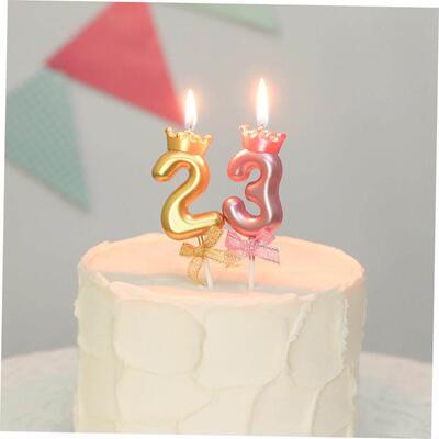 Birthday candles local gold bright gold pencil candle long