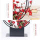 简约新中式 饰品 红色梅花工艺品样板房桌面绿植摆件售楼处仿真花装
