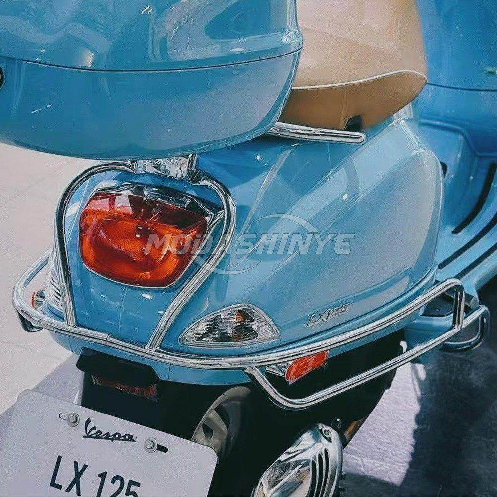 适用比亚乔维斯帕VESPA LX125 S125后保险杠脚垫保护杠后尾架原厂,摩托车/装备/配件,摩托车尾翼,淘宝优惠券,粉丝福利购,淘宝优惠卷