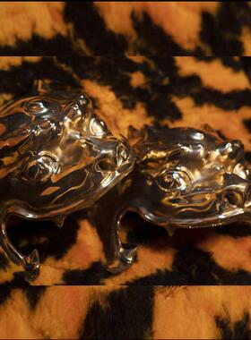 折冲府殿前司胖虎中式铠甲盔配件麒麟兽吞三件套