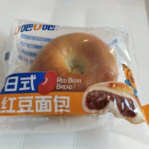 新货U吧U吧日式红豆面 面包软夹心面 面包零食营养即食独立小包装
