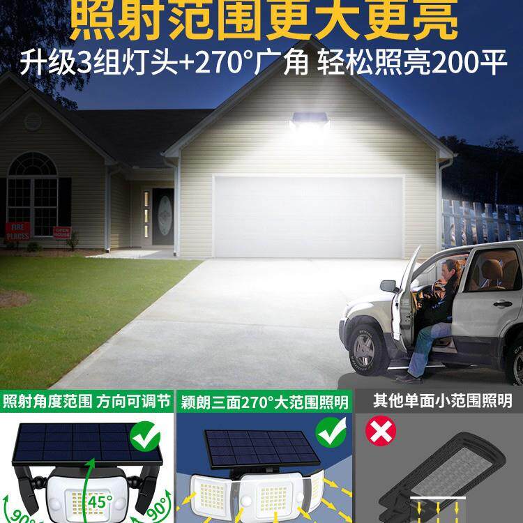 大门口内大门门口室外新款家用太阳院子庭院灯明路2025外壁庭院户