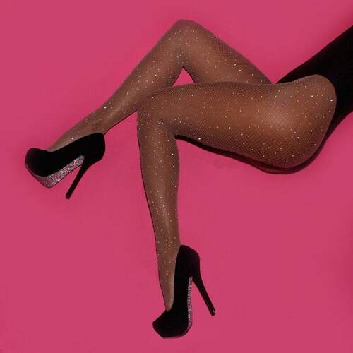 Women Sexy Stockings Tights Rhinestone Mesh Fishnet Pantyhos